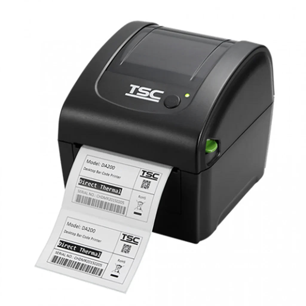TSC DA320 Desktop-Etikettendrucker in Schwarz