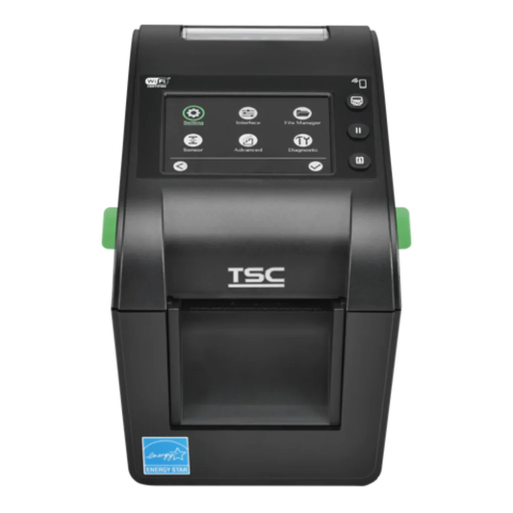 TSC DH220T Desktop-Etikettendrucker in Schwarz