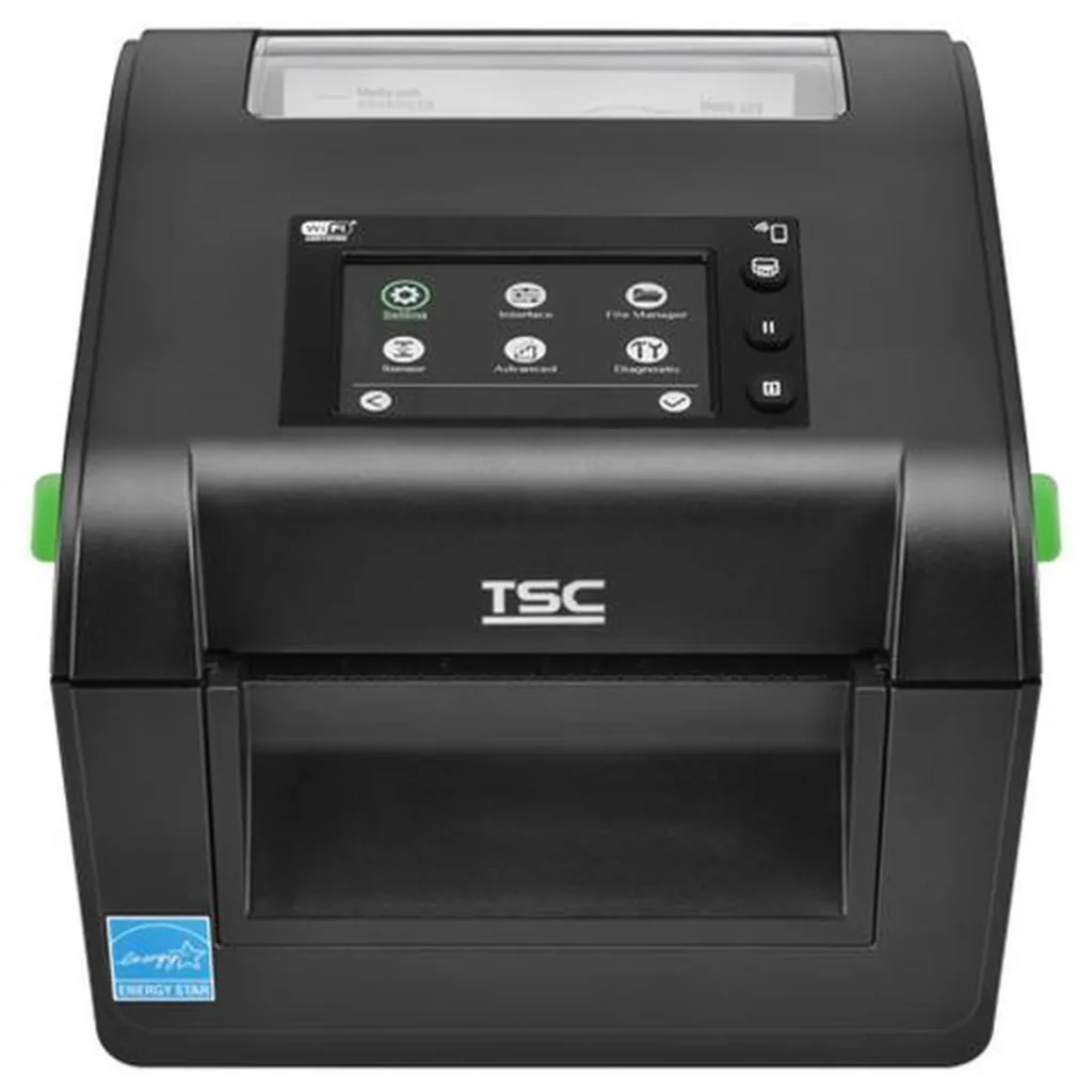 TSC DH240T Desktop-Etikettendrucker in Schwarz