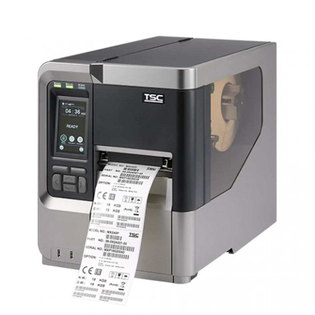 TSC MX341P Industrie-Etikettendrucker in Silber