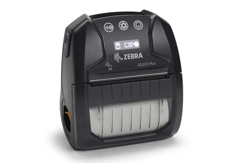 Zebra ZQ220 Plus Mobiler Etikettendrucker in Schwarz
