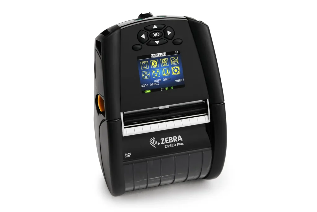 Zebra ZQ620 Plus Mobiler Etikettendrucker in Schwarz