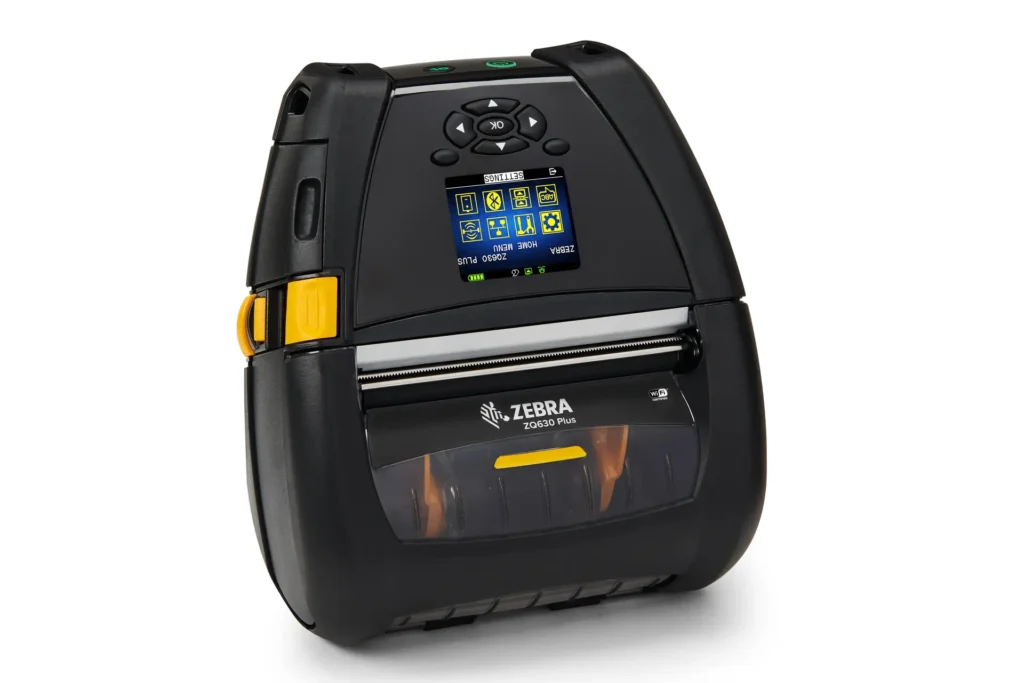 Zebra ZQ630 Plus Mobiler Etikettendrucker in Schwarz