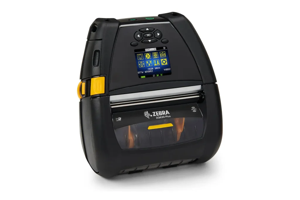 Zebra ZQ630 RFID Plus Mobiler RFID-Etikettendrucker in Schwarz